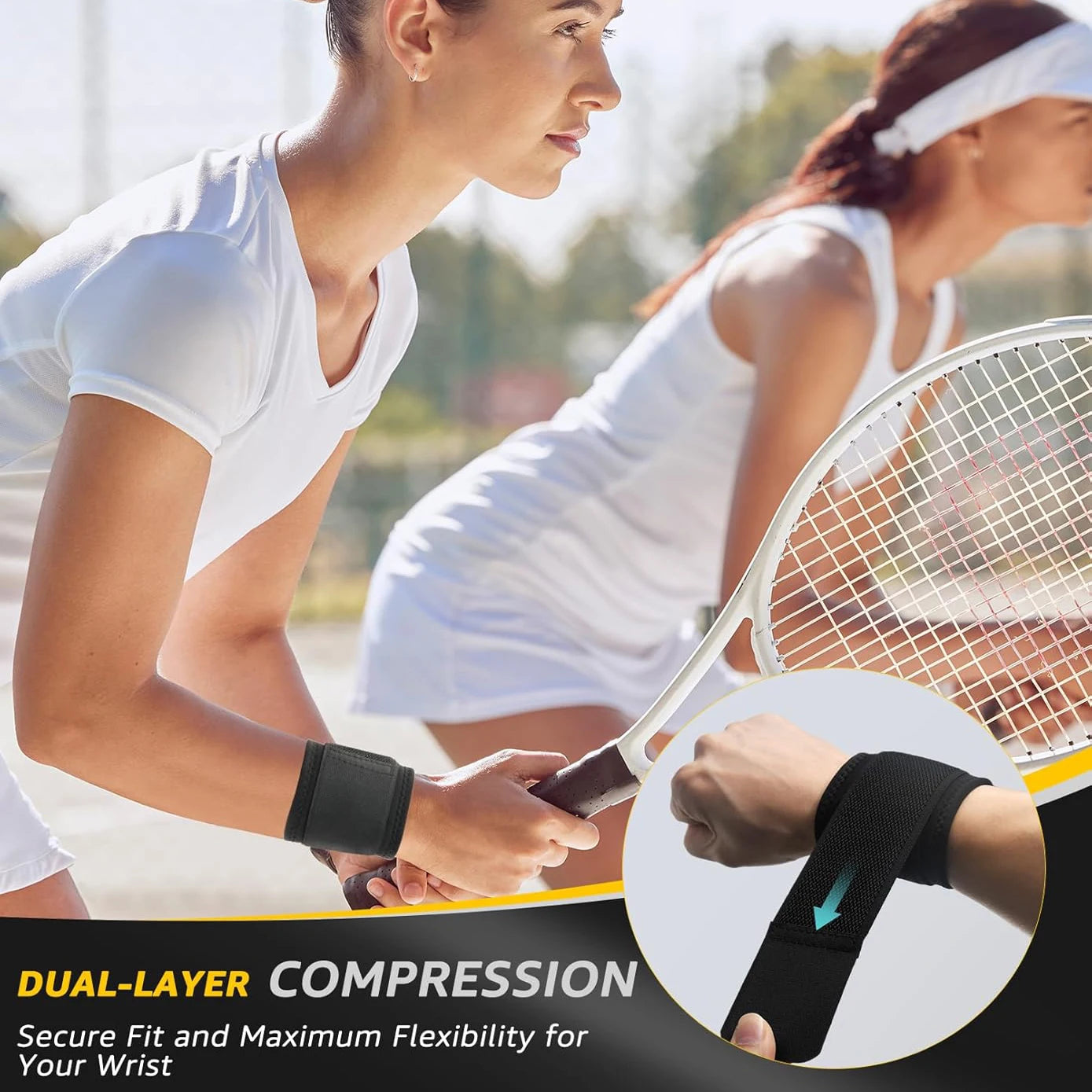 Sport Wrist Support Compression Strap  