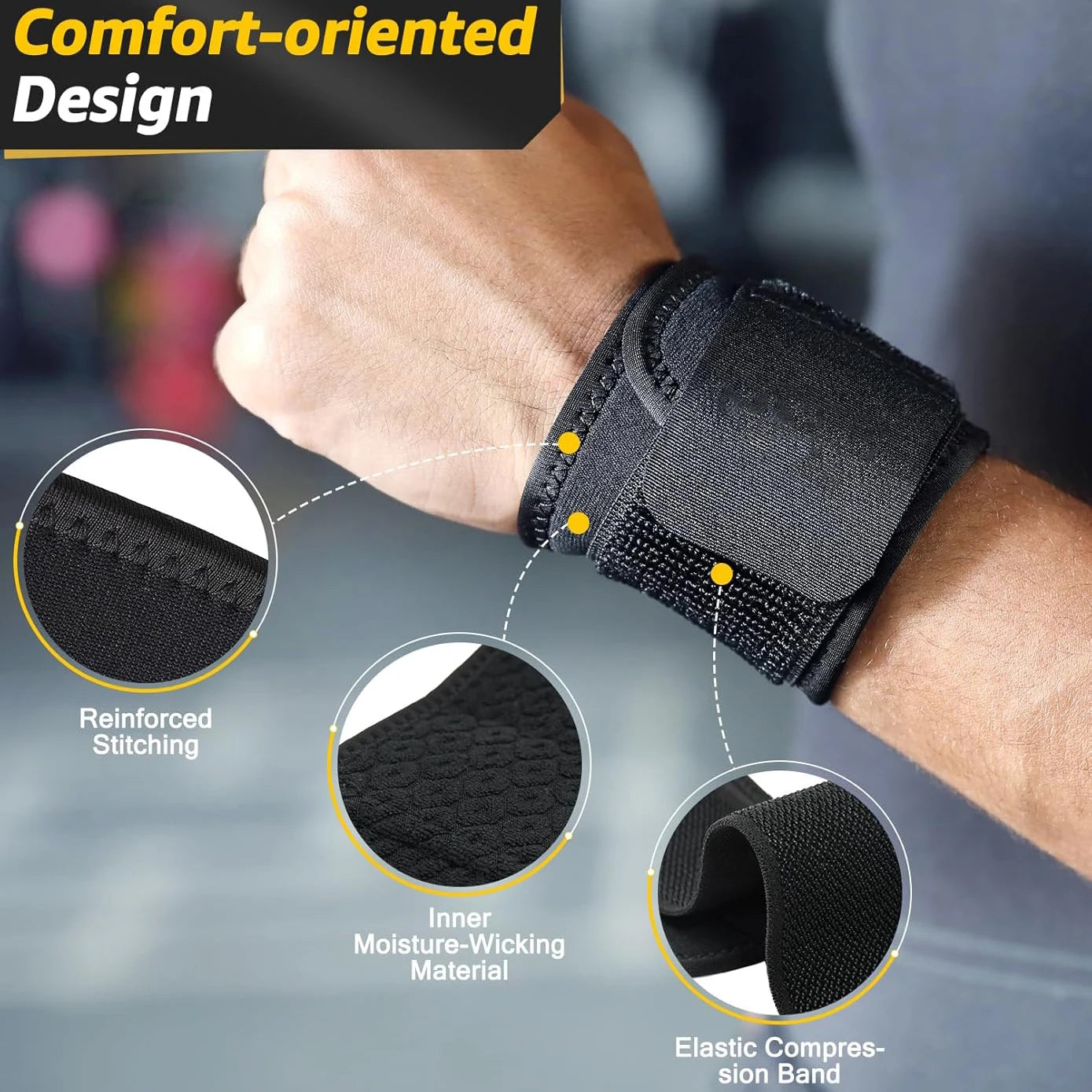 Sport Wrist Support Compression Strap  