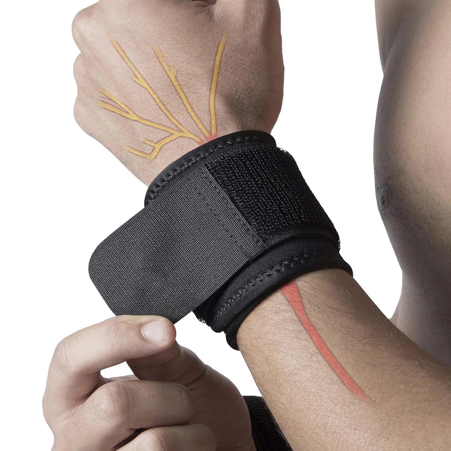 Sport Wrist Support Compression Strap  